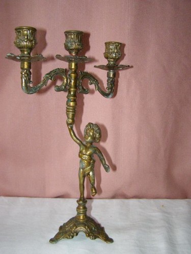 Ancien chandelier laiton