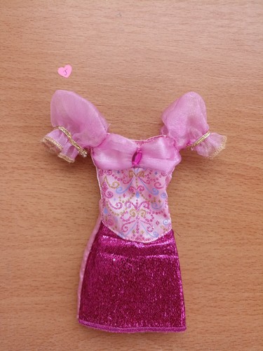 Barbie robe soirée rose - robe,