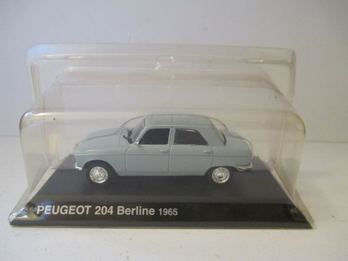 Peugeot 204 berline - berline, bleu