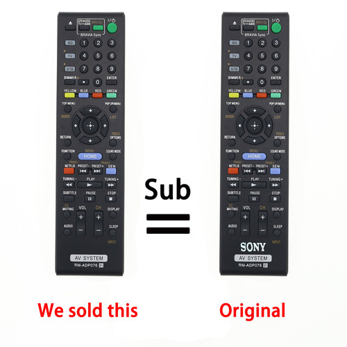 Adp076 replaced remote fit - remote,