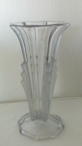 Vase verre art deco - vase,