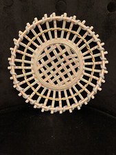 Assiette Ancienne Porcelaine Tressée Dans Le Gout  Niderviller Luneville 