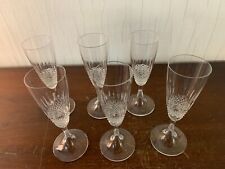 21 flûtes à champagne modèle chinon en cristal Lalique (prix à la pièce)