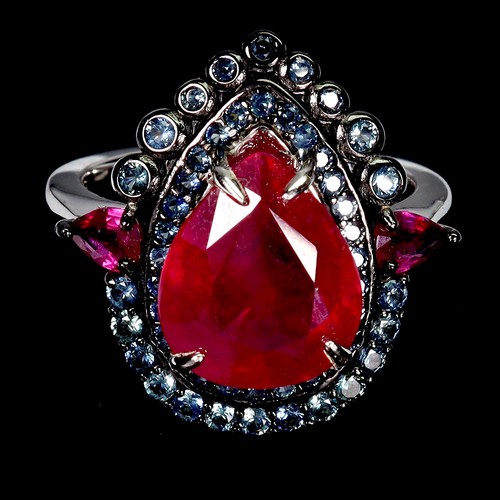 925 sterling silver ring pear - sterling,