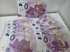Lot 10 Billets Euros Souvenir