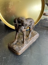 RARE bronze signe p lecourtier