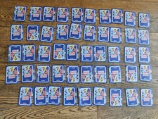 Lot de 54 Pochettes Auchan Disney Jouons Rêvons Cartes Vignettes Autocollants