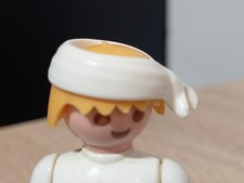 PLAYMOBIL FOULARD BLANC TÊTE BERGER VILLAGE PIRATE BELEN PIRATES INDIENS