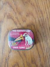 boîte à aiguilles + aiguilles pour gramophone La voix de son maître TBE