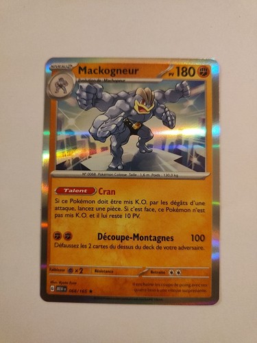 Carte pokémon mackogneur - carte,