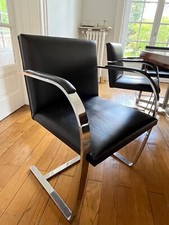 1 fauteuil KNOLL / MIES VAN DER ROHE modèle BRNO original 1980 parfait état