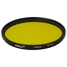 Filtre couleur jaune objectif