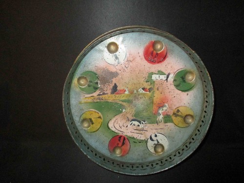 Ancien plateau jeu jouet - plateau,