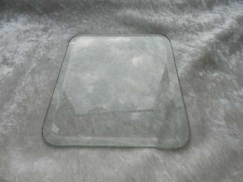 Ancien verre biseauté - , pour