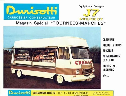 Catalogue brochure peugeot - peugeot, j7