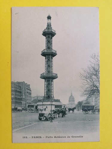 Cpa dos 1900 paris - dos,