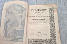 Missel Paroissien Romain 1814 Offices Dimanches & Fêtes Cardinal Meignan MAME