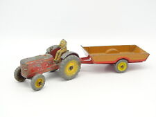 Dinky Toys GB 1/43 - Tracteur Massey Harris + remorque Farm Trailer