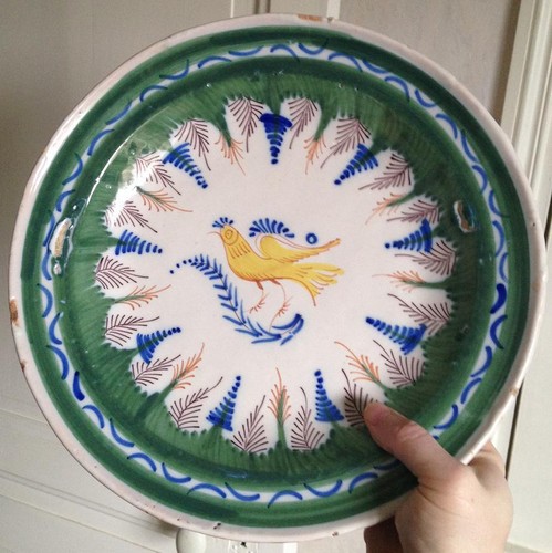 Plat faience espagne catalogne - plat,