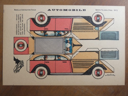 Maquette papier automobile - maquette,