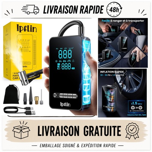 Compresseur pneus voiture sans