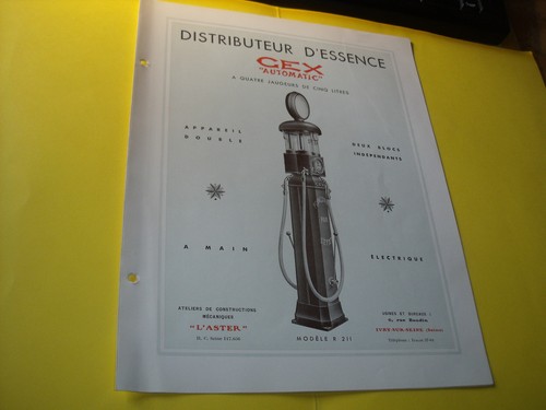 Depliant epoque pompe a - depliant,