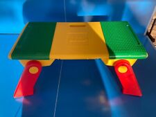 TABLE LEGO Pliable Transportable Boîte Rangement 2 PLAQUE VINTAGE ANCIEN bric 1