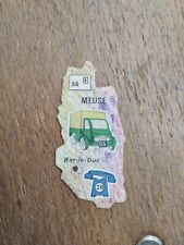 PUZZLE YOPLAIT DEPARTEMENTS Voiture Téléphone Courrier 55 Meuse 