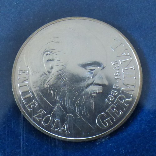 France 100 francs 1985 - zola, bu