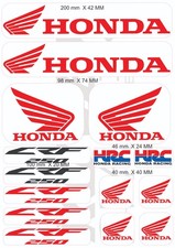Planche de Stickers moto Honda 250 CRF format A4