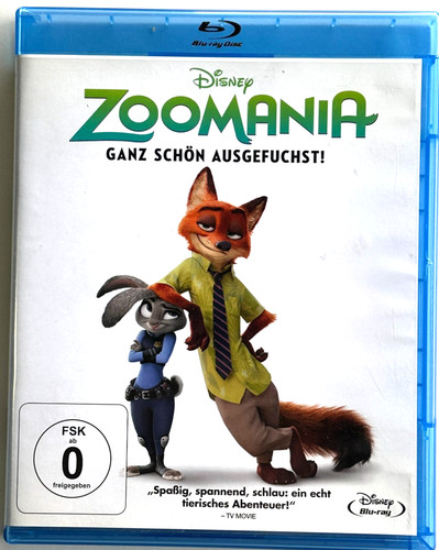 Zoomania disney blu ray - zoomania, |