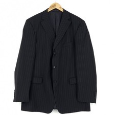 Strellson Veste Blazer Costume Laine Vierge Noir Hommes Ek3 Taille Ue 52 UK / US