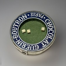 RARE ET ANCIEN JEU DE 421 CHOCOLAT GUERIN-BOUTRON PARIS PUBLICITAIRE