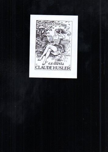 Vieux papier libris nu - vieux, ex