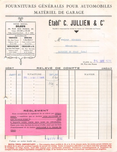 1935 fournitures generales - 1935,