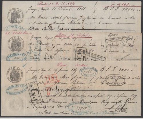 France 1866 fiscaux sur - /,