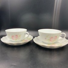 Duo anciennes tasses chocolat