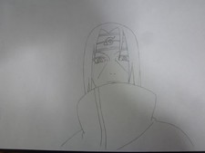 Itachi A3 Layout Genga Cel Art