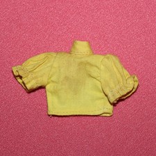 Haut jaune vintage pour