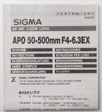 Manuel D'Utilisation Sigma