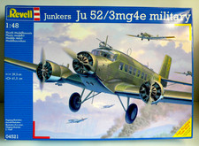KIT REVELL  1/48è  JUNKERS Ju 52  MILITARY  COMPLET NON OUVERT  2006 BOITE 68x32
