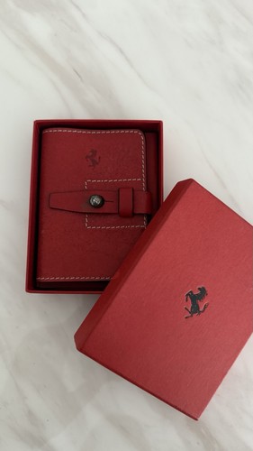 Ferrari genuine leather - leather, card