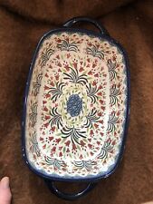 Plat Ceramique Four Fleuri