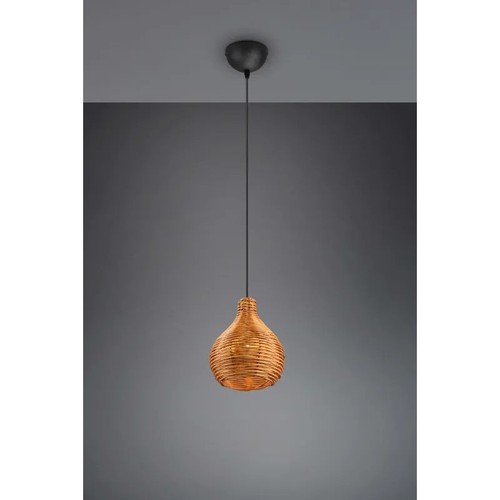 Suspension rustique rattan - suspension, en