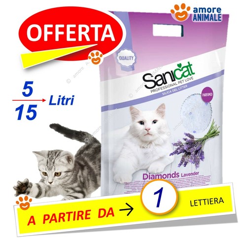 Sanicat diamants litière - diamants,