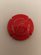 Capsule de champagne René JOLY NR Commémo 60 ans rouge et argent  rare...!!