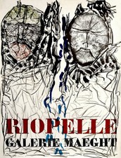 RIOPELLE -  1974 - Galerie Maeght - Affiche Lithographie Originale