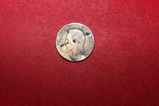 monnaie très rare de 5 centimes napoleon de 1857D en bronze