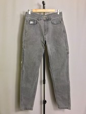 Jean vintage Karl Kani homme cargo denim Y2K coupe baggy gris taille S