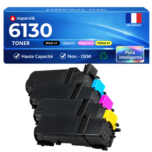 Pack toners 6130 compatible - 4,